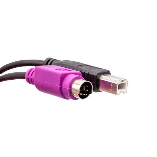Cable – USB Type B to PS/2 (10FT)